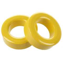 33mm x 19mm x 11mm Yellow White Iron Core Ferrite Ring Toroid